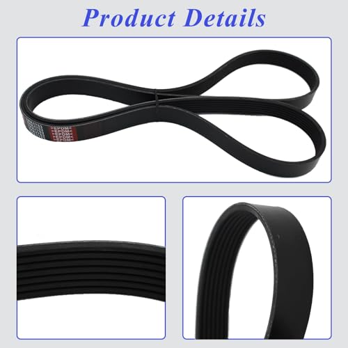 AUCERAMIC K070690 38920RBBE02 Engine Serpentine Drive Belt 7-Rib 69.01 in