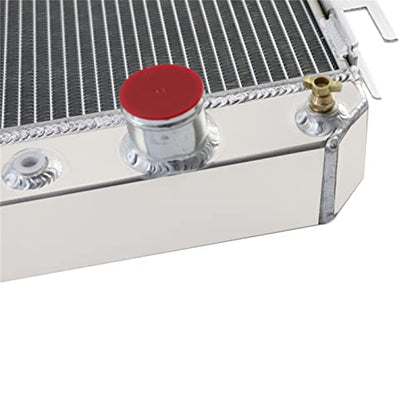 3 Row Radiator For Chevy Impala Bel Air Chevelle Caprice 1963-1968 - size: 3 Row Radiator+CNC 1.3Bar Cap