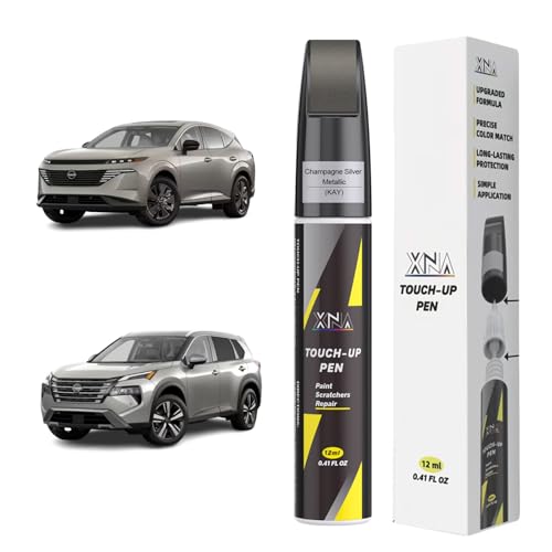 Champagne Silver Metallic(KAY) for Nissan Touch Up Paint Pen - color: Champagne Silver Metallic(KAY) for 2021-2026 Rogue/2025-2026 Murano/2011-2014 Quest