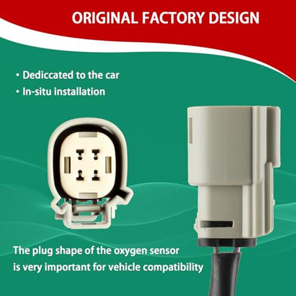 O2 Oxygen Sensor Heated Air Fuel Ratio Compatible with Harley Davidson V-Rod FLD Switchback Fat Boy Street Bob Dyna Wide Glide Replace# 32700005 - size: 32700005