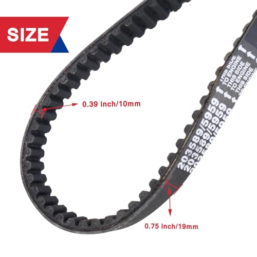 30 Series Go Kart Drive Belt for 212cc 196cc 6.5hp Coleman KT196 CK196 GK200 Manco Dingo TrailMaster Go Kart Cart Baja Warrior Mini Bike Manco 5959 Comet 203589 Murray 12-8487 Heavy Duty 3PCS