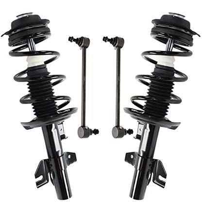 Detroit Axle - 4pc Front Struts for 2013-2016 Dodge Dart Limited 2014 2015 - size: 4QS47195/ sway kit