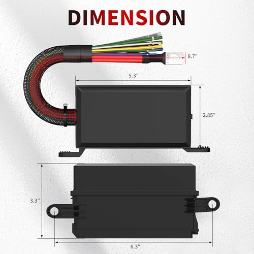 RVBOATPAT 12V Fuse Relay Box 6 Way Relay Fuse Box Pre-Wired Waterproof Relays Box with 6 Relays and 12 ATC/ATO Fuses Relay Panel for Automotive Car Marine Boat - color: 6 Relays and 6 Way Fuses