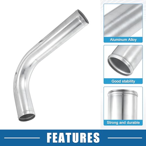 90 Degree L Bend Elbow Intercooler Pipe 2.5in OD 63mm - size: 63MM/2.5INCH OD