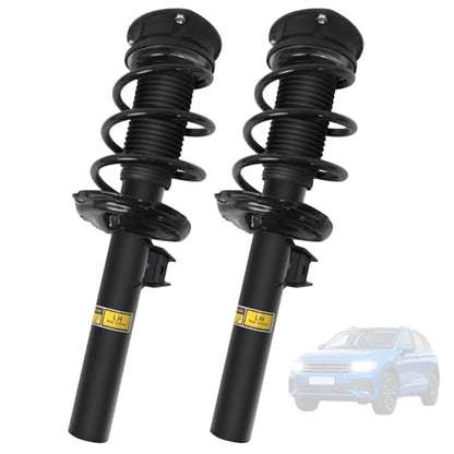 5QF413031CN 2PCS Front Shock Strut Absorber Compatible with 2018-2023 VW Tiguan Compatible with 2019-2023 Audi Q3 2.0L Replace 5QF413031AS 3Q0413031BN Non‑DCC Suspension