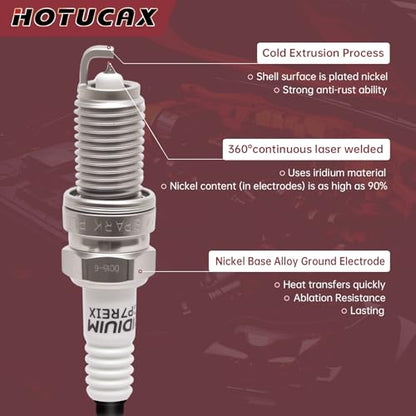 UF649 Ignition Coils & SP649 Iridium Spark Plug Set, 4 Pack - size: UF649 & Spark Plugs