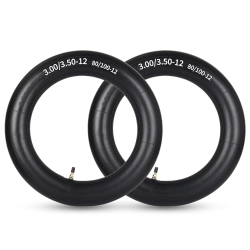 GICOOL 3.00/3.50-12" (80/100-12) Dirt Bike Inner Tubes, TR4 Valve Stem - size: 3.00/3.50-12