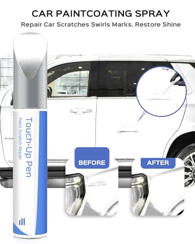 Summit/Olympic/Interstellar White GAZ/WA8624/50U/50 Touch Up Paint Exact-Match Compatible with GMC– Car Paint Scratch Repair Kit Automotive Paint Pen Professional Automotive Paint Pen for Scratches, Chips & Nicks - color: Summit/Olympic/Interstellar White