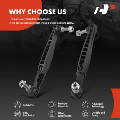A-Premium Front Sway Bar Link Stabilizer Bar Link - Smooth Driving