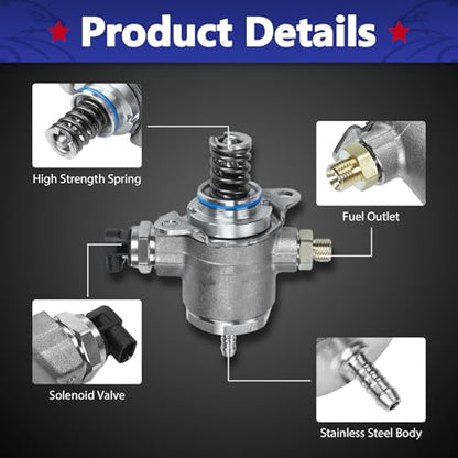 High Pressure Fuel Pump HM10023 Fit for Audi A4 Q5 A6 A5