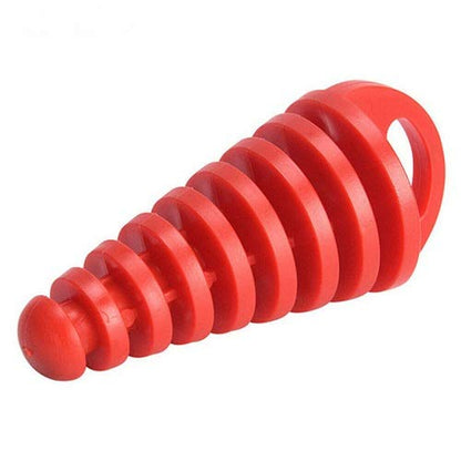 Muffler Pipe Exhaust Wash Plug for 80cc 125cc 150cc 250cc 2-Stroke ATV Quad Pit Dirt Bike Scooter Moped Motorcycle (Pack of 2) (red)