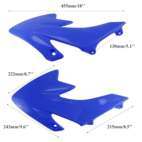 PRO BAT 7 PCs CRF50 Plastic Fender Kit XR50 Fairing Fender Kit Motorcycle - color: White, Blue