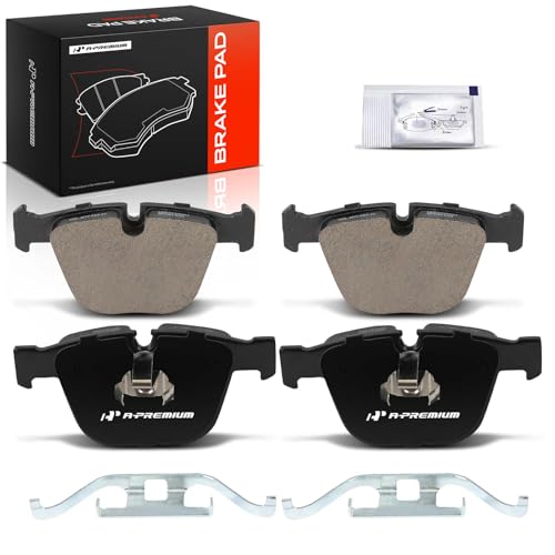 A-Premium Rear Ceramic Brake Pads Compatible with BMW & Bentley, 2-Pack