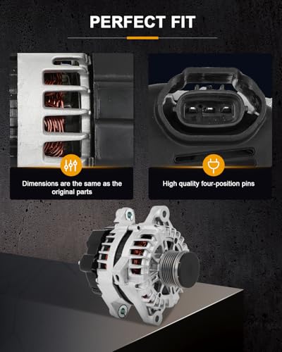 ROADFAR 130AMP Alternator for Hyundai for Tucson 2.4L 2014-2015,for 11702