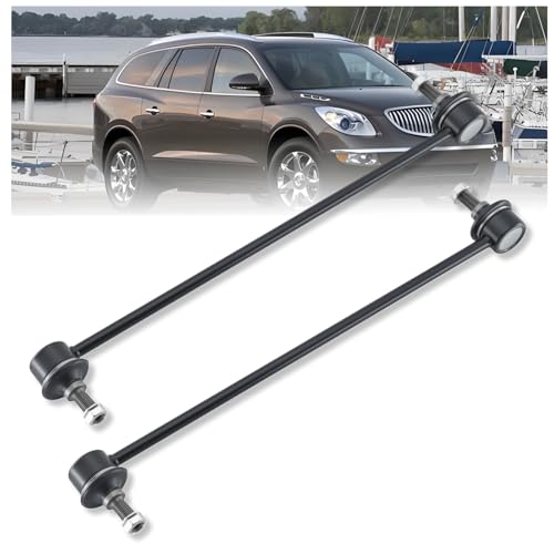 2Pcs K80852 Front Sway Bar Link for Buick 2008-09 Allure/LaCrosse, 2005-07 Terraza, for Chevy 2005-09 Uplander, for Pontiac 04-08 Grand Prix, 05-08 Grand Prix/Montana, for Saturn 05-07 Relay - size: K80852 X2