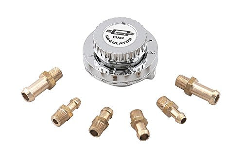Mr. Gasket - 9710 Fuel Press Regultr W/Hdwr, Chrome