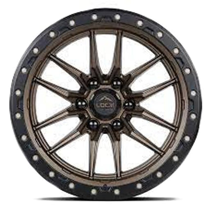 Lock Offroad Krawler 17x9 6x135-12et 87.1 Matte Bronze W/Matte Black Ring