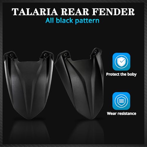Motorcycle Rear Fender Mudguard Protector for Talaria Sting MX3 MX4 MX5 - color: Black