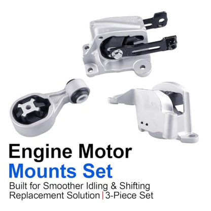 3PCS Engine Motor Mount Set Compatible with Altima 2019-2024 2.5L - size: Altima 2.5L 19-24 3PC
