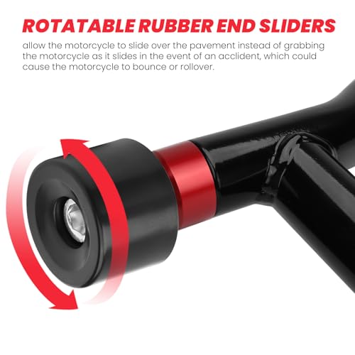 Rear Saddlebag Guard Crash Bar Bracket Kit Fit For Harley Touring Street Glide Road King Road Glide Electra Glide Ultra Limited CVO Black Motorcycle Bumpers 2009-2023 - size: 2009-2023 With End Sliders
