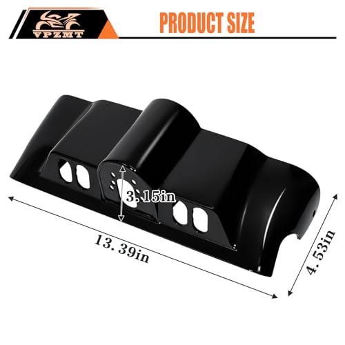 Vivid Black ABS Inner Fairing with Switch Cap Kit for Harley Touring