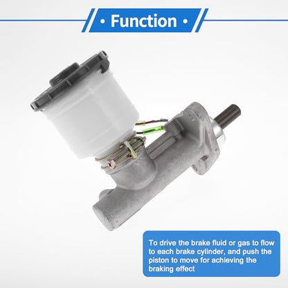 1 Pcs Brake Master Cylinder for Honda Accord 1990-1995 No.46100SM4A03 Engine Compartment Hydraulic Master Cylinder with Reservoir