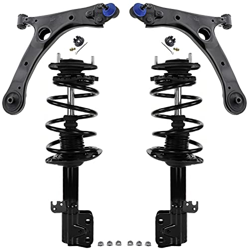 Detroit Axle - 4pc Front End Suspension Kit for Toyota 2014-2019 Corolla, 2 - size: 4CQ50075/Big Kit