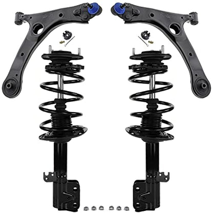 Detroit Axle - 4pc Front End Suspension Kit for Toyota 2014-2019 Corolla, 2 - size: 4CQ50075/Big Kit