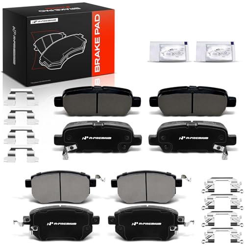 A-Premium Front and Rear Ceramic Brake Pad