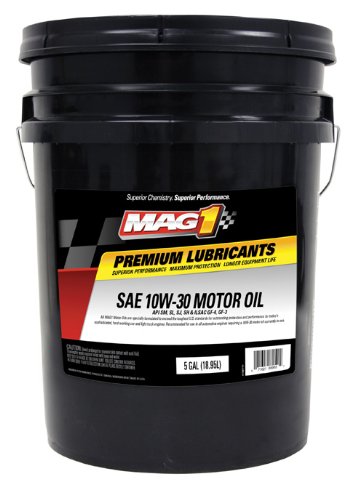 Mag 1 00504 Conventional 10W-30 Motor Oil - 5 Gallon Pail