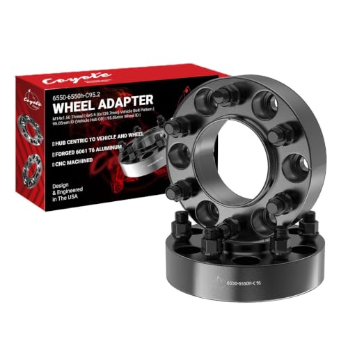 Wheel Accessories Parts 2 Pcs Hub Centric Wheel Spacers Adapters 6x5.5 6x139.7mm 1.50 Inch Thick 95.05mm Hub M14x1.5 14x1.5 Thread Stud Fits Toyota Tacoma Tundra 4-Runner Land Cruiser - size: 1.5" (2 Pack), style: 22+ Tundra 25+ Tacoma (Hub Cebtric)