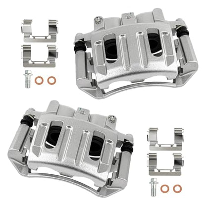 cciyu Front Left & Right Disc Brake Calipers Assembly 18B4863 18B4862 - size: Front[18B4863+18B4862]