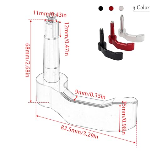 Thumb Throttle Compatible with Polaris Sportsman 450/550/570/850/1000 - color: black
