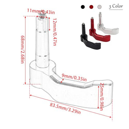 Thumb Throttle Compatible with Polaris Sportsman 450/550/570/850/1000 - color: black