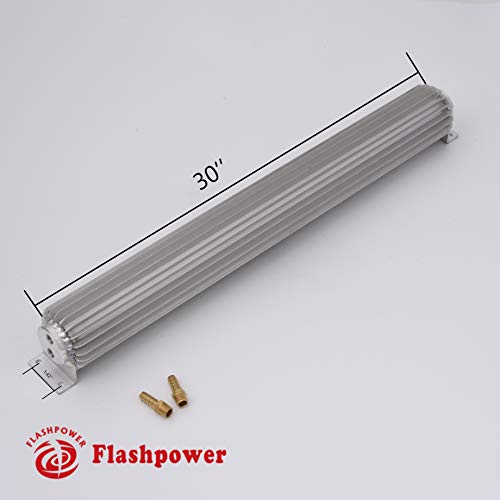30'' Aluminum Finned Transmission Oil Coolers Dual Pass - color: Dual Pass, size: 30''