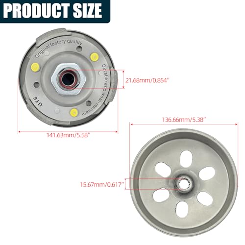 Clutch Assembly Variator Assembly 743 Belt Flywheel Holder Wrench for GY6