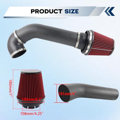 LS Swap Cold Air Intake Compatible With LS1/LS2/LSX Restomod Camaro Chevelle GTO Monte Carlo Caprice