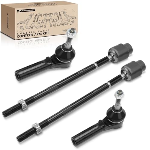A-Premium Front Inner & Outer Tie Rod End Kit, Compatible with Chevrolet