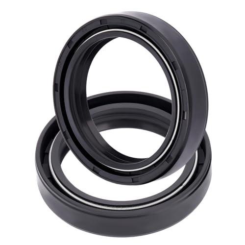 Road Passion 40x52x10mm Front Fork Oil Seal and Dust Seal Kit for Aprilia Scarabeo 400/500 2005-2007 /Red Rose 125 Custom 1995-1999 - color: Oil Seal