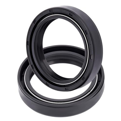 Road Passion 40x52x10mm Front Fork Oil Seal and Dust Seal Kit for Aprilia Scarabeo 400/500 2005-2007 /Red Rose 125 Custom 1995-1999 - color: Oil Seal