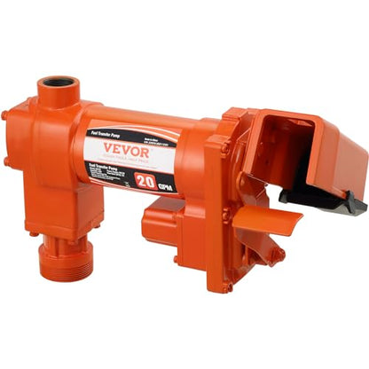 VEVOR Fuel Transfer Pump 12V DC 20 GPM 1/4 HP Gasoline Extractor Pump Kit - size: 12V 20GPM with Accessories