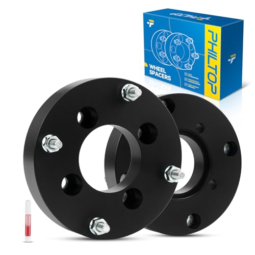 PHILTOP 4x110 to 4x156 ATV Wheel Adapters, Lug-Centric Wheel Adapter 1.5" - color: Black, size: 4x110mm to 4x156mm-90 to 74mm-3/8"-24-2pcs