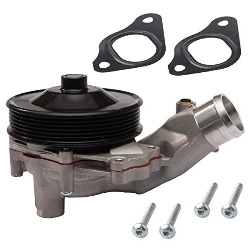 AUQDD LR033993 Professional Water Pump Kit With Gasket Fit For SUV (For 5.0L V8 Only) 2010 2011 2012 2013 Land Rover LR4 2010-2014 Range Rover Sport - size: LR033993