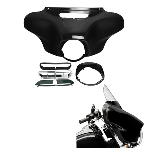 TCMT Vivid Black Outer Batwing Fairing Fit For Harley Touring 2014-2025 Electra Glide Street Glide Special Ultra Limited Tri Glide models - color: Black Outer Fairing