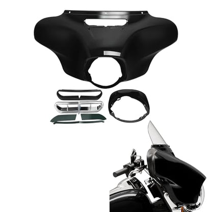 TCMT Vivid Black Outer Batwing Fairing Fit For Harley Touring 2014-2025 Electra Glide Street Glide Special Ultra Limited Tri Glide models - color: Black Outer Fairing