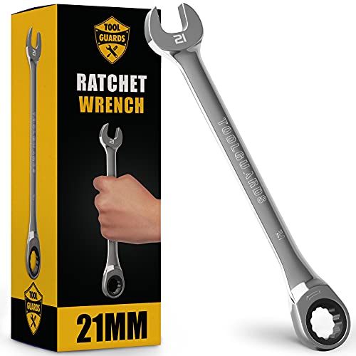 Ratcheting Wrench - Slim Profile - Ratchet Wrench, 21 mm Wrench Set - size: 21 mm