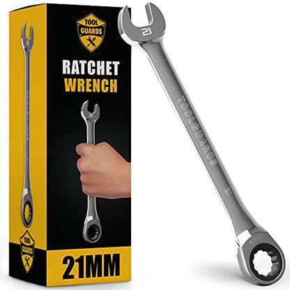 Ratcheting Wrench - Slim Profile - Ratchet Wrench, 21 mm Wrench Set - size: 21 mm