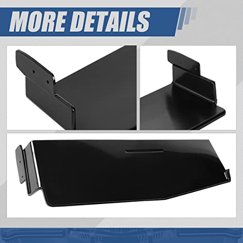 Auto Dynasty 11-Pieces Factory Style Front Rear Bumper Filler Panel Kit Compatible with Cadillac Eldorado 1979-1985, Bare Black