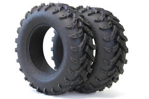 GarveeTech Set of 4 – 25x8-12 Front, 25x10-12 Rear ATV/UTV Tires - size: 25X8-12 & 25X10-12, style: Pattern 137