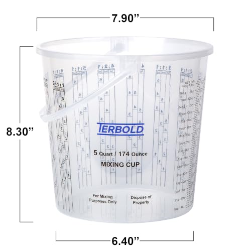 Paint Mixing Cups - size: 5 Quarts